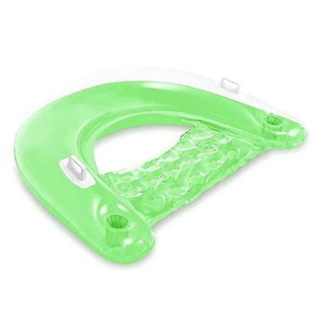 Uppblåsbar pool flyter uppblåsbar flytande stol med armstöd och mugghållare, flytande lounge vatten hängmatta för simning strand-Excellence