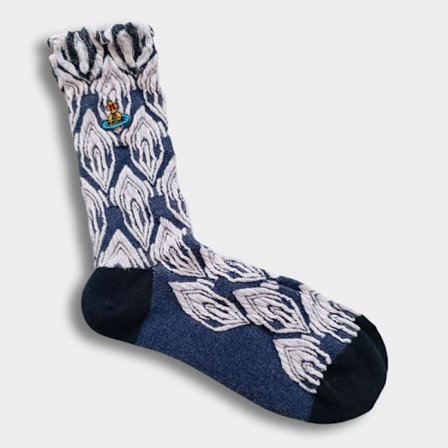 Nya Saturn Empress rene bomuldsstrømper i halv højde, åndbare, casual, fritidstøj til mænd og kvinder med broderet mønster