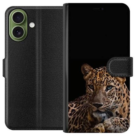 Kompatibelt Plånboksfodral till Apple Apple iPhone 17 Leopard