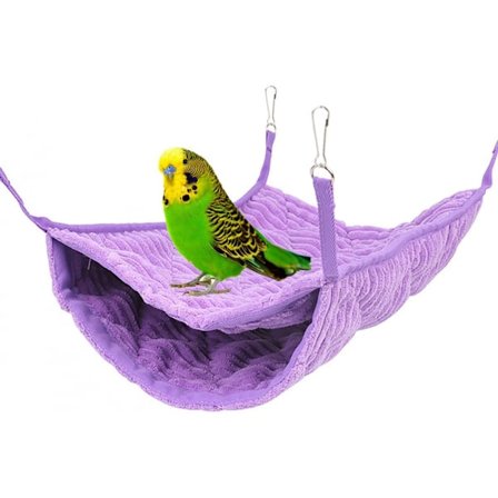 Fågelbo hängande hängmatta säng leksak husdjur, papegoja kärleksfågel ha