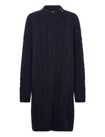 Barbour Barbour Belford Knitted Mini Dress - Navy - 36
