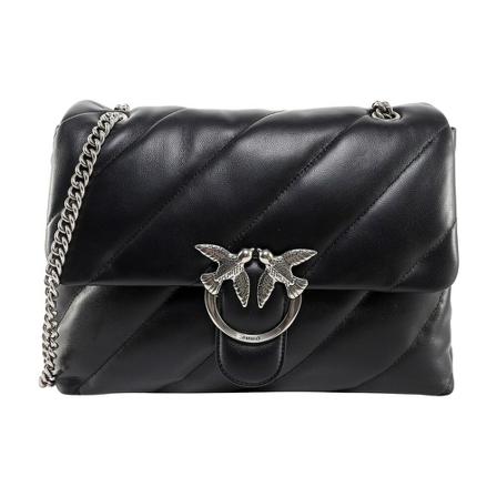 Pinko, Shoulder Bag 1P22Jby 7Sr Czarny, Kobieta, Rozmiar: ONE Size
