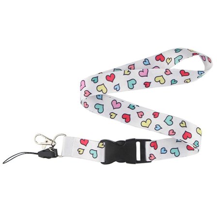 Elegant Smooth Hearts avaimenperä - varastossa