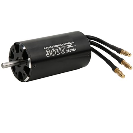 SURPASS HOBBY 3670 2650KV Musta Ei-Induktiivinen Harjaton Moottori RC-veneeseen 5.0mm