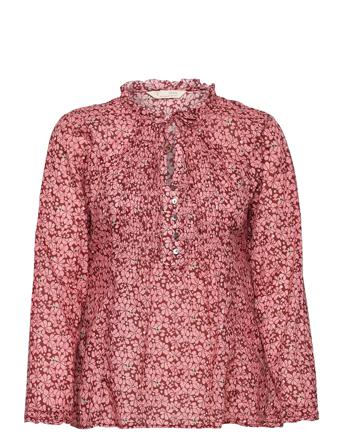 Jordyn Long Blouse Red ODD MOLLY