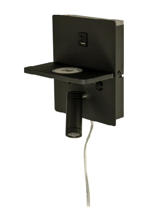 Aneta Lighting Astor 10213-15 Vegglampe 2,2/3,7 W, USB-A + USB-C, Belysning