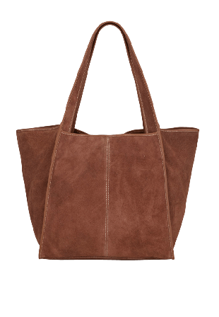 Becksöndergaard Suede Laurel Bag Väskor & plånböcker Dam Brun 34 x 30 cm