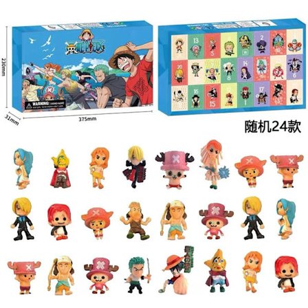 Gos- Julegaveboks Adventsdag blinde boks dra luffy