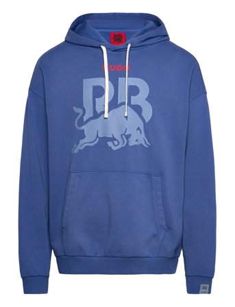 HUGO Hoodie Wash_01-Rb25 - Blue - L