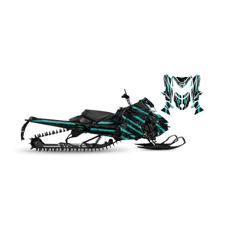 Tarrasarja SweTown Nefarious Turkoosi - Lynx Xtrim RE 3500 600 E-Tec 2017-2018