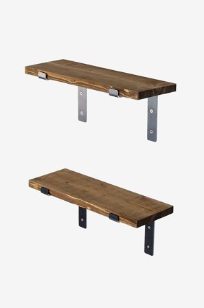 Hanah Home - Seinähylly LM5 - Musta - Seinähyllyköt - - Homeroom