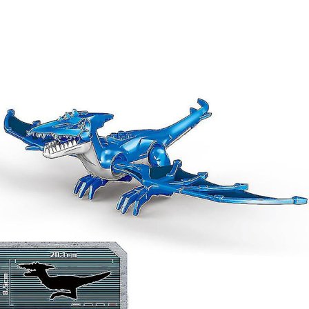 1 stk Jurassic Stor Dinosaur Byggeklodser T-rex Quetzalcoatlus Baryonyx Actionfigurer Legetøj til Børn Gaver