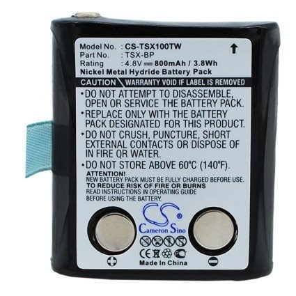 Batteri till Tvåvägsradio för TriSquare TSX100, TSX300