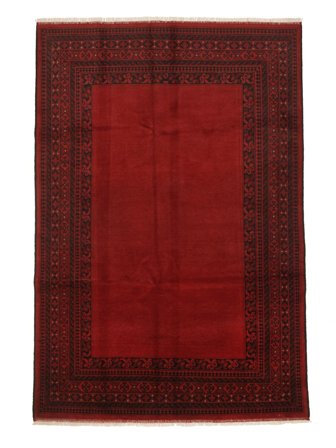 Oriental Afghan Fine Rug 200X296 Wool, Afghanistan