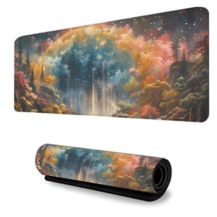 Skrivbordsunderlägg med kreativt mönster