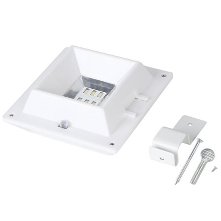 6 LED Solardrivna Vattentäta Staketlampor för Trädgårdssäkerhet Utomhusdekor