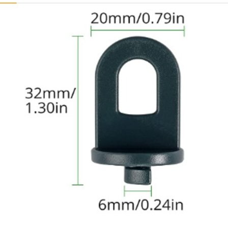 50 stk. Plast Drivhus Fastgørelsesklemmer