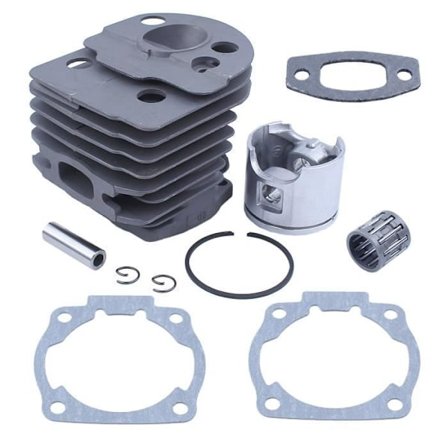 46 mm:n sylinteri-mäntäpaketti, tiivisteet, neulakulma, yhteensopiva Husqvarna 51 55 Rancher EU1 503 16 91-71 moottorisaha Hg:n kanssa
