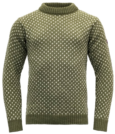 Devold Nordsjø Sweater Crew Neck Olive
