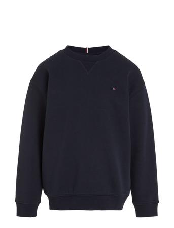 U Timeless Fleece Sweatshirt Tops Sweatshirts & Hoodies Sweatshirts Navy Tommy Hilfiger
