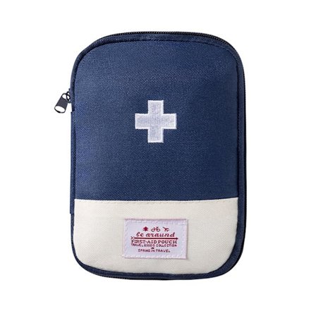 Bærbar tom veske for medisin Multifunksjonell oppbevaringsveske for nødmedisin for hjemmet