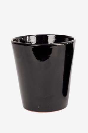 Rotor design - Stor kruka - Svart - Krukor & vaser - Från Homeroom