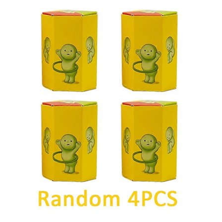 [LCS] Smiski Blind Box Sunday Series - Yoga & Fitness Minifigur, Selvlysende Dekorasjonsdukke for Soverom & Toalett