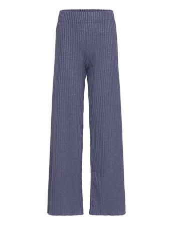 Tnrina Wide Glitter Rib Pants Blue The New