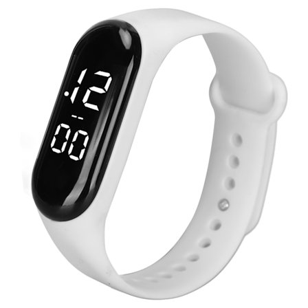 LED Touch Screen Elektronisk Ur Gummirem Digitalt Sportsarmbåndsur til Drenge Piger Mænd Kvinder