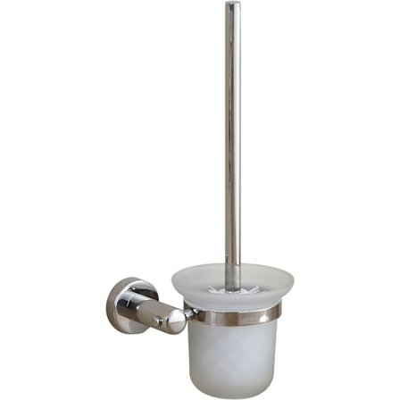 Toalettborste, badrumsrengöringsborste, härdat rostfritt stål