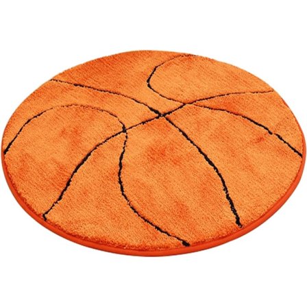 Barnmatta Basketboll Rund Matta Matta Golv Stolmatta