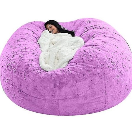 Lazy Sofa Bean Bag Kunstig Pels Bean Bag Bean Sofa
