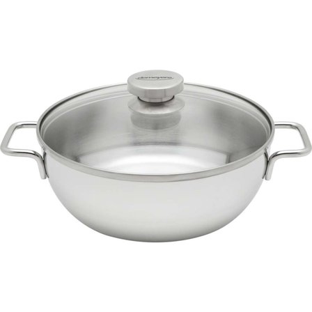 Demeyere Apollo Gryde med glaslåg, 28 cm 4,8 L - Mat stål | KitchenOne