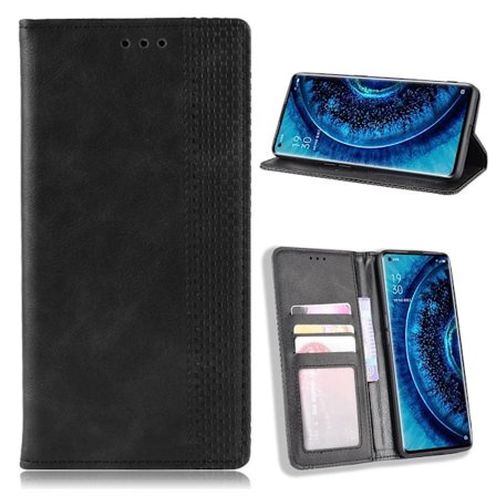 Bofink Vintage Oppo Find X2 Pro Etui - Sort