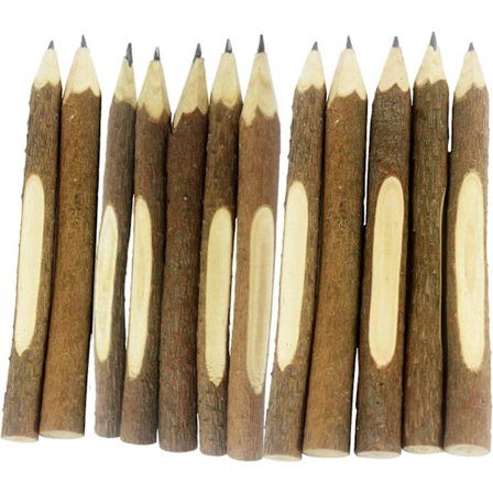 12 kpl luonnonpuisia kynää puun oksan kynät 5" pitkä Tw