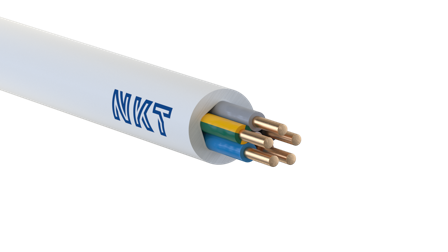 NKT EXQ XTRA Installasjonskabel 5G 1,5 mm², 300/500 V 50 m, ring, Stikkontakter & kabler