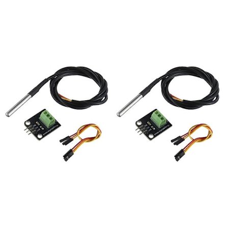 BOJACK DS18B20 Temperatur Sensor Modul Kit med Vanntett Rustfritt Stål Probe for Raspberry Pi (FMY)