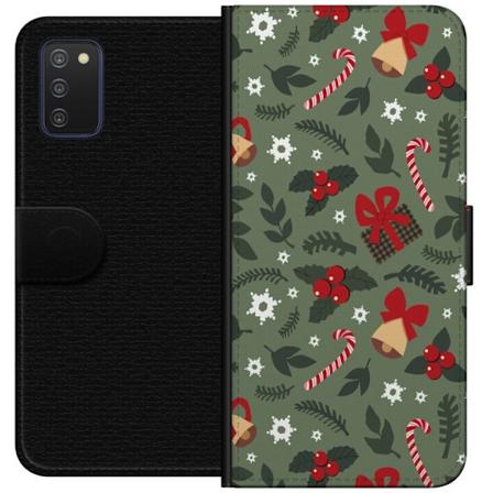 Samsung Galaxy A03s Lompakkokotelo Hauskaa joulukuviota