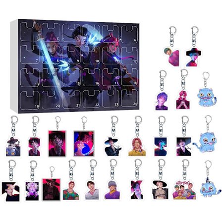 Anime Julekalender 2025 Nøglering Nedtællingskalender Jule Julekalender (G)