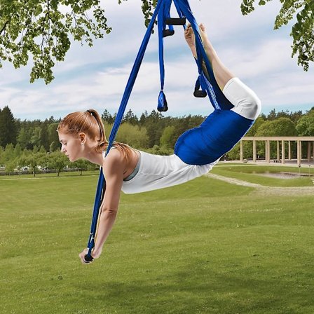 6 Håndtak Pilates Nylon Innendørs Aerial Yoga Svinger Hjem Yoga Hengekøye Anti Gravity Yoga Tilbehør Stropp Hamacas