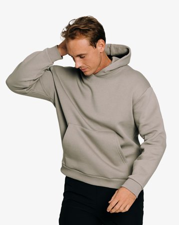 MM Sports Hoodie Emblem, Smoked Grey, Treningsklær & Sko, Treningsklær Herre, Hettegenser