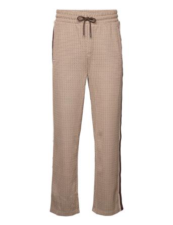 D.1 Houndstooth Tracksuit Trouser Casual Bukser Brun GANT