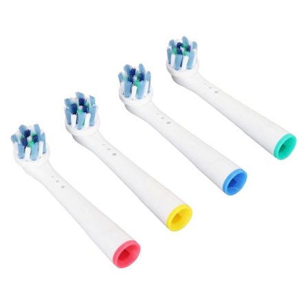 4 KPL Sähköhammasharjan päät Pehmeät harjakset Harjaspäät Sarja Korvaava Oral B Braun D12 D10 D16 DB4510