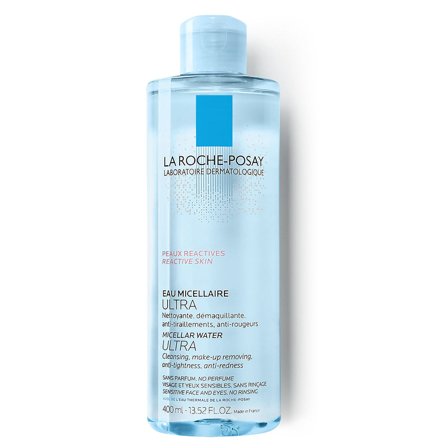 LA ROCHE-POSAY Toleriane Detergente Viso Acqua Micellare per pelle reattiva 400ml - Acqua detergente viso