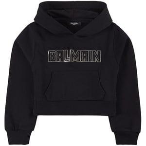 Kids - Balmain Black Logo Hoodie 12 Years - Jumpers and knitwear - 12 years - Black