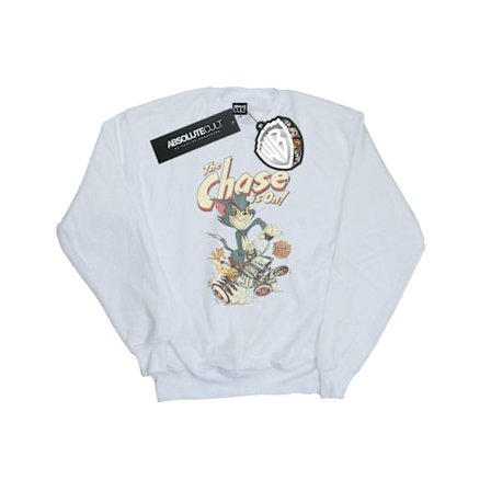 Tom And Jerry Herr Sweatshirt The Chase Is On S Vit