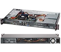 SUPERMICRO SC505 203B - kan monteres i rack - 1U - mini-ITX