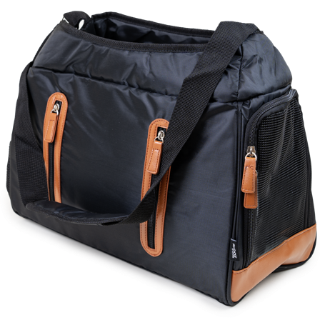 Selected by ZOO - Bæreveske Smilla, 40x20x32cm, svart - Hund - Hundebur & transportvesker - Hundevesker & ryggsekker - ZOO.no