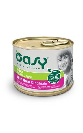 Oasy Wet Dog One Protein Cinghiale Cibo Umido Per Cani Adulti
