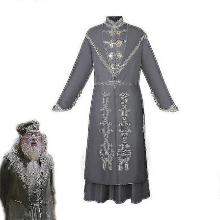 Albus Dumbledore Cosplay Kostym Komplett Set Halloween Maskerad Karneval Party Kostym För Vuxna - JA L